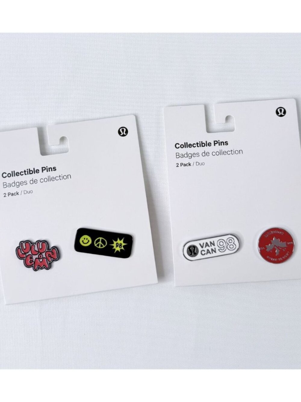 Lululemon Collectible Pin Set NWT